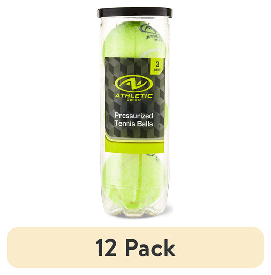 (12 Pack)  Pressurized Tennis Balls, 3 Count