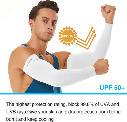 Arm Sleeves UV Protection for Driving Cycling Golf Basketball